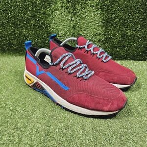 Diesel S-KBY Maroon Knit Athletic Comfort Casual Sneakers Mens Size 10